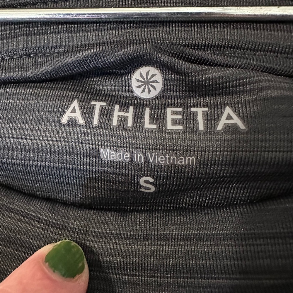 Athleta Charcoal Tiered Mini Skirt - Picture 3 of 3